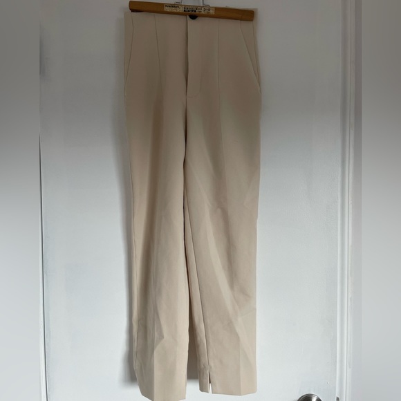 Zara Cream Dress Pants - Picture 2 of 4